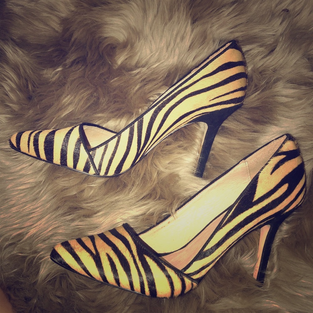 ALDO animal print heels